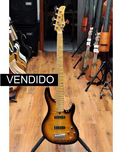 Mike Lull BBM5 Bryan Beller Signature bass 3 tone sunburst